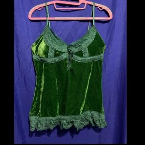 New Ceres green top vintage 90s/2000s